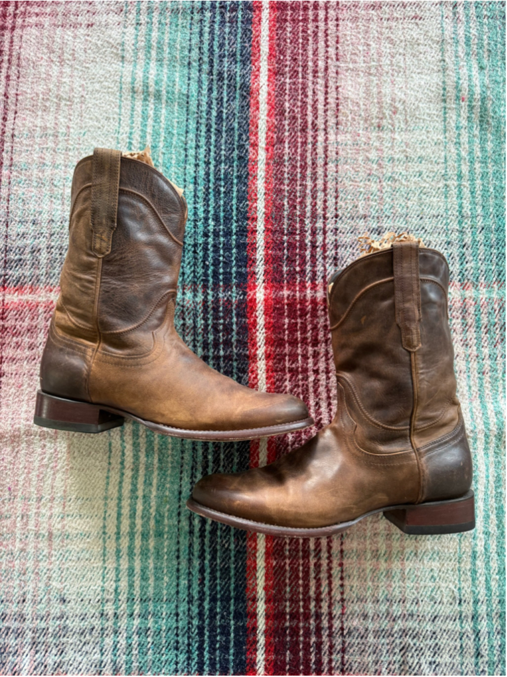 Tecovas Earl Roper Boots Cafe Goat 11.5 D